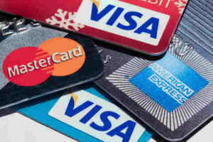 Visa, Maestro, MasterCard, American Express