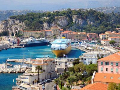 Cruise Port in the French Riviera