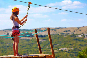 Zip lines in the Bahamas