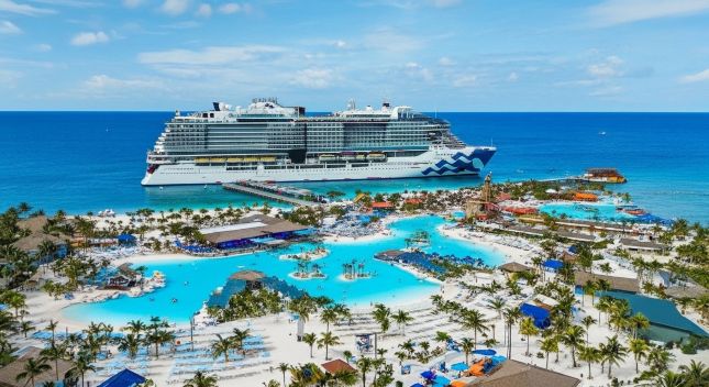 Star Princess at Celebration Key Freeport Bahamas Star Princess at Celebration Key Freeport Bahamas