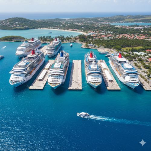 A Caribbean Cruise Port A Caribbean Cruise Port